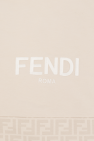 Fendi Kids Baby blanket with logo