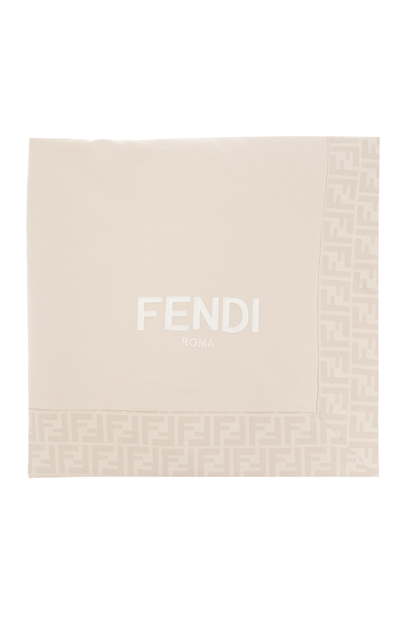 Fendi Kids Puffer robe coats and scuff slippers at Fendi fall '21 men's