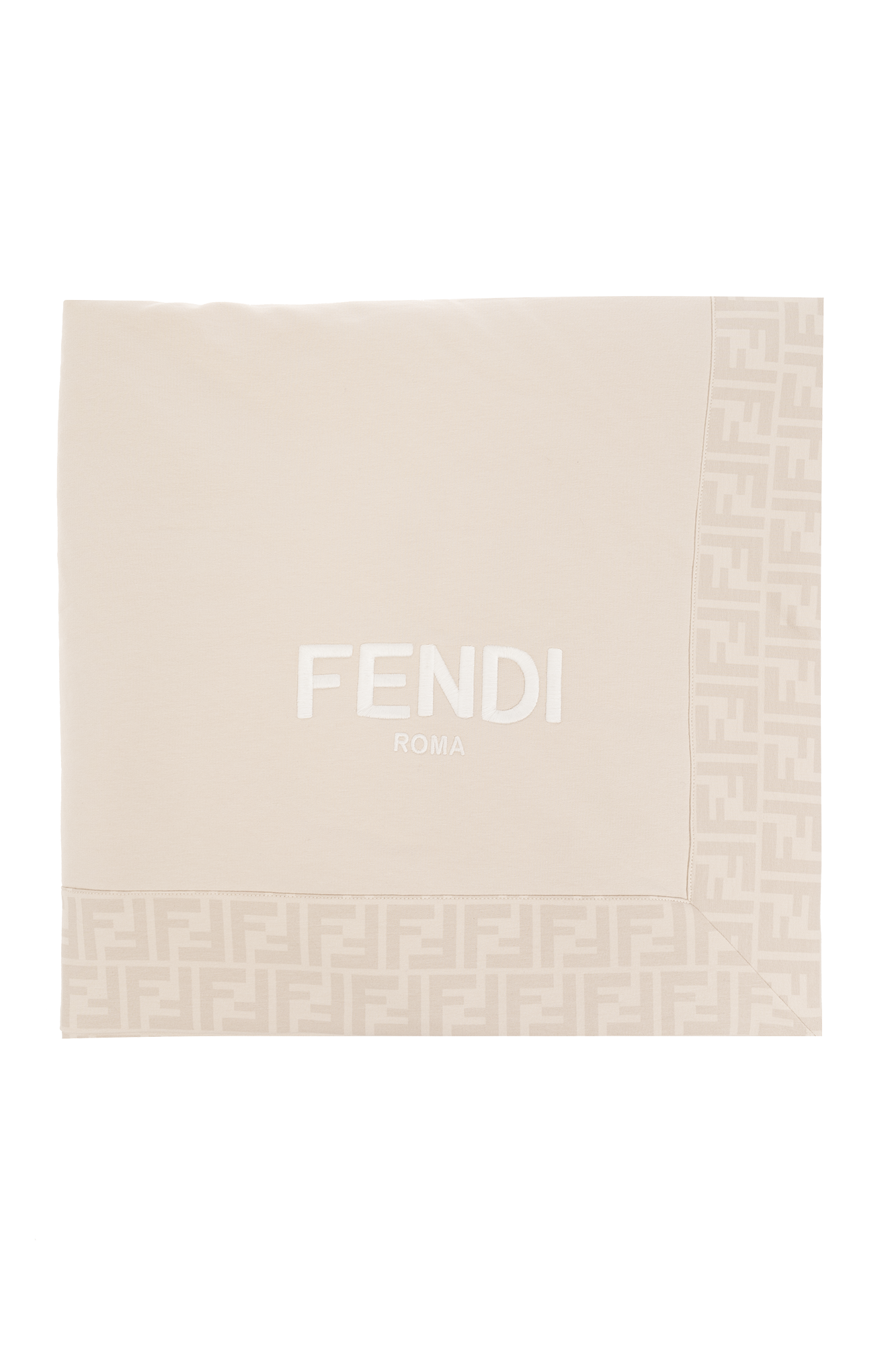 Fendi Kids Baby blanket with logo