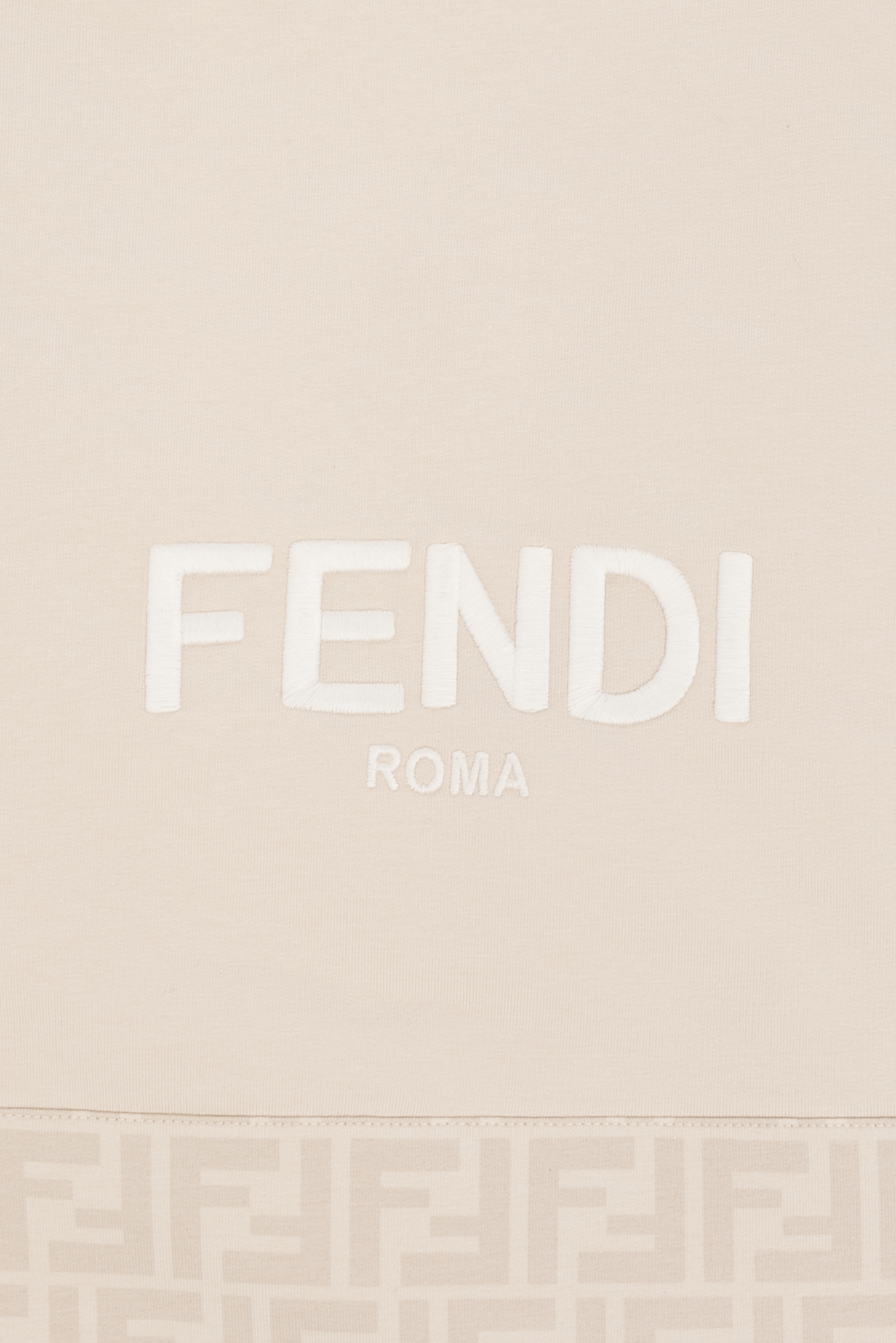 Fendi Kids Puffer robe coats and scuff slippers at Fendi fall '21 men's