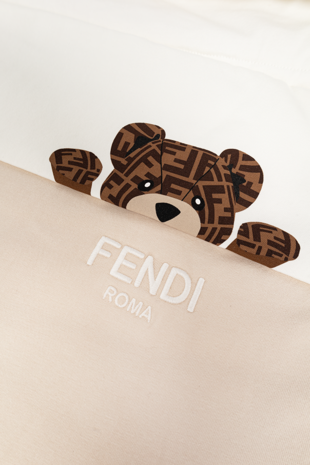 Fendi Kids Sleeping bag with logo