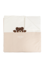 Fendi Kids baby blanket with logo