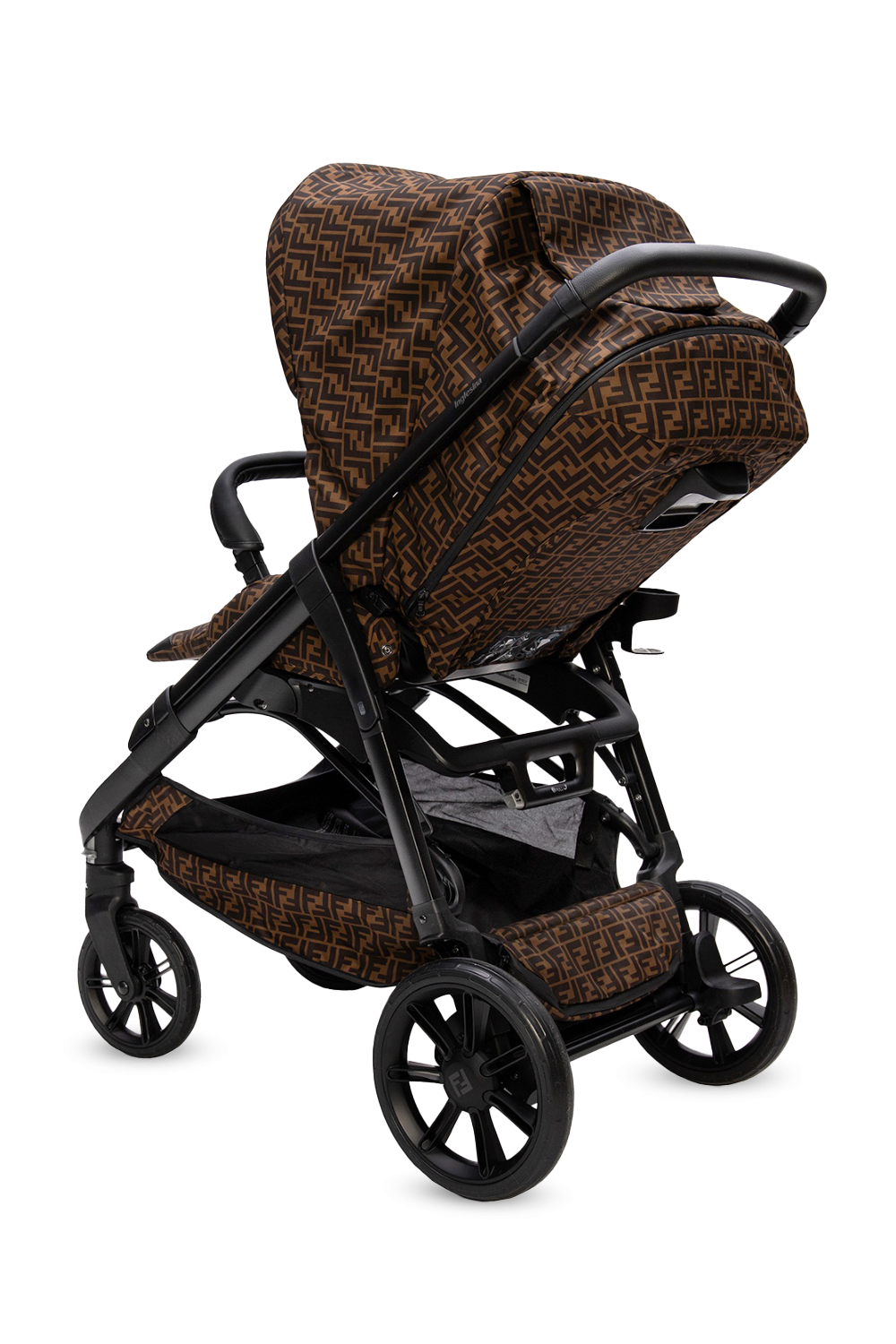 Fendi Kids Folding baby stroller with logo