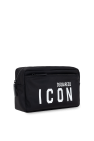 Dsquared2 BLACK Wash bag with logo