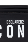 Dsquared2 BLACK Wash bag with logo