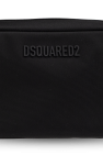 Dsquared2 BLACK Cosmetic bag with logo