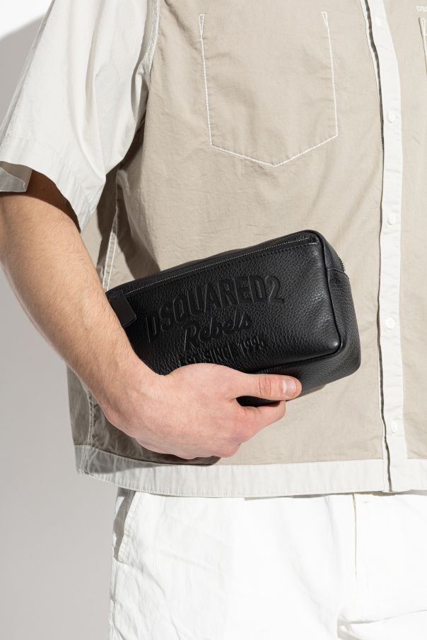 Dsquared2 Leather toiletry bag
