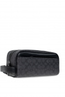 Coach BLACK Wash bag with logo