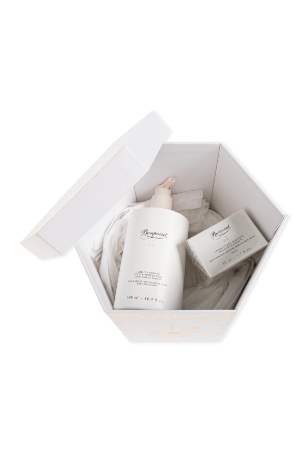 Cosmetics set: soap and face cream od Bonpoint 