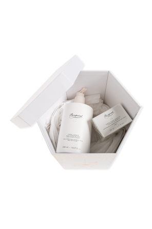 Set de cosméticos: jabón y crema facial