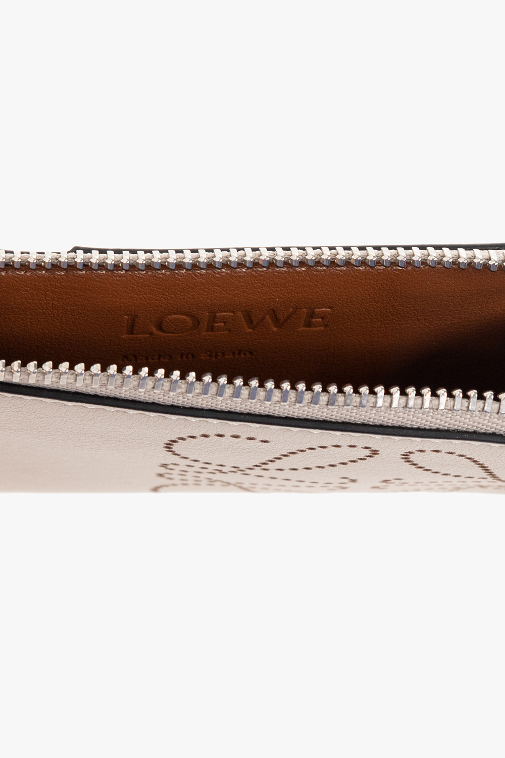 Loewe loewe pull tab leather loafers