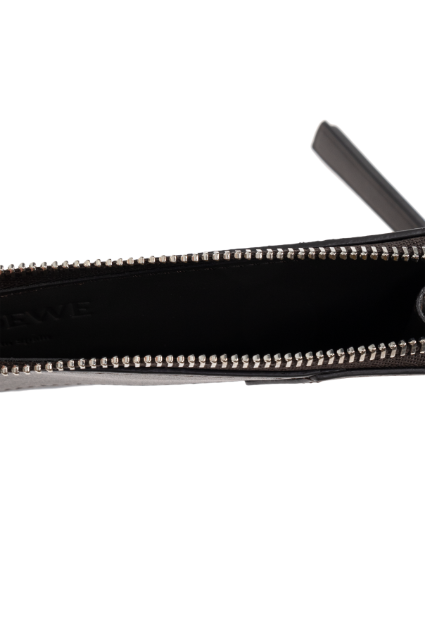 Loewe Leather card holder with logo