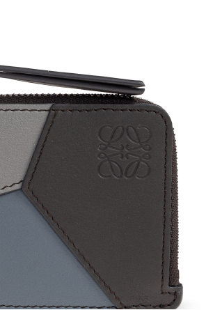 Loewe Leather card holder with logo