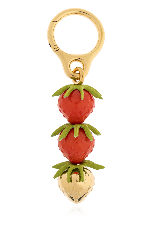 Keychain with a strawberry motif od Loewe