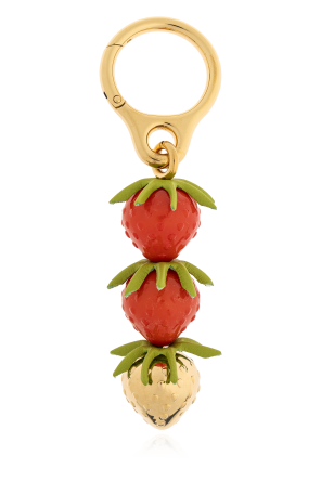 Llavero con motivo de fresas