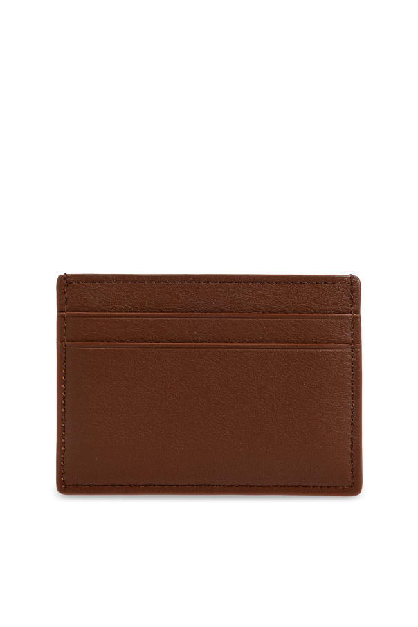 loewe white Leather card case