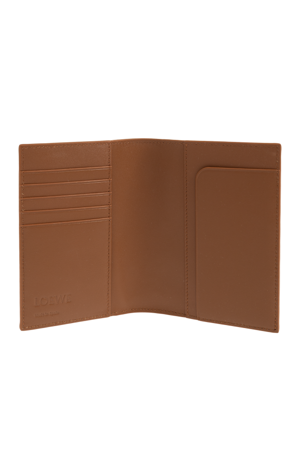 Loewe Funda de pasaporte de cuero