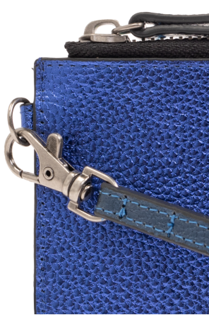 Kurt Geiger Leather card holder with strap
