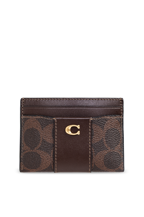 Leather card holder od Coach