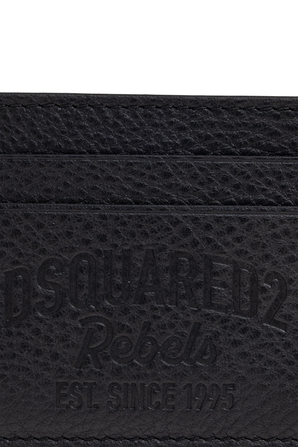 Dsquared2 Estojo de cartões em couro