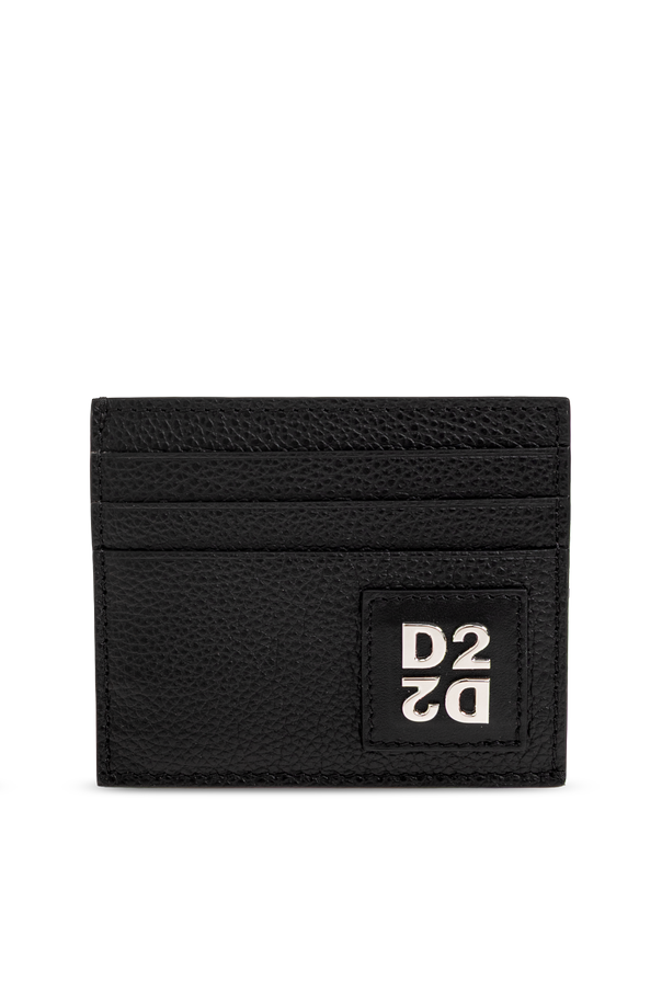 Leather card holder with logo od Dsquared2