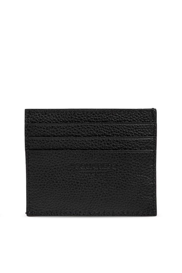 Dsquared2 Leather card holder with logo