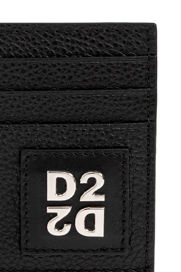 Dsquared2 Leather card holder with logo