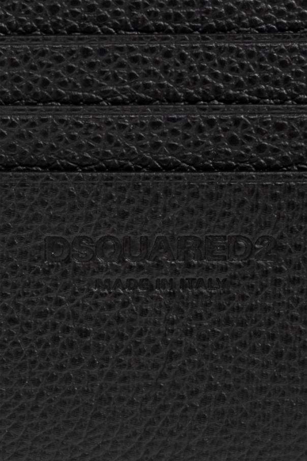 Dsquared2 Leather card holder with logo