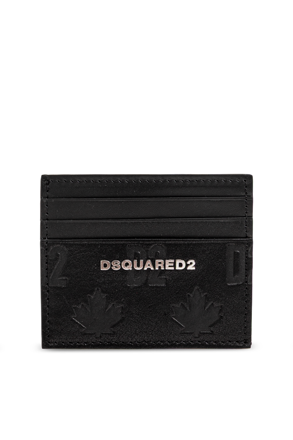 Leather card holder with logo od Dsquared2
