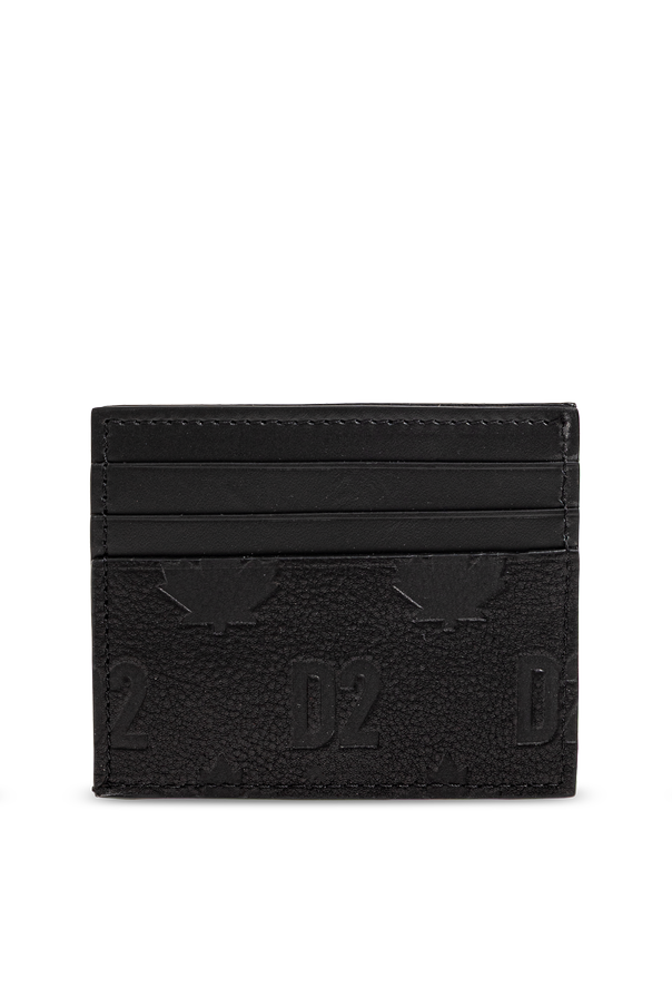 Dsquared2 Leather card holder with logo
