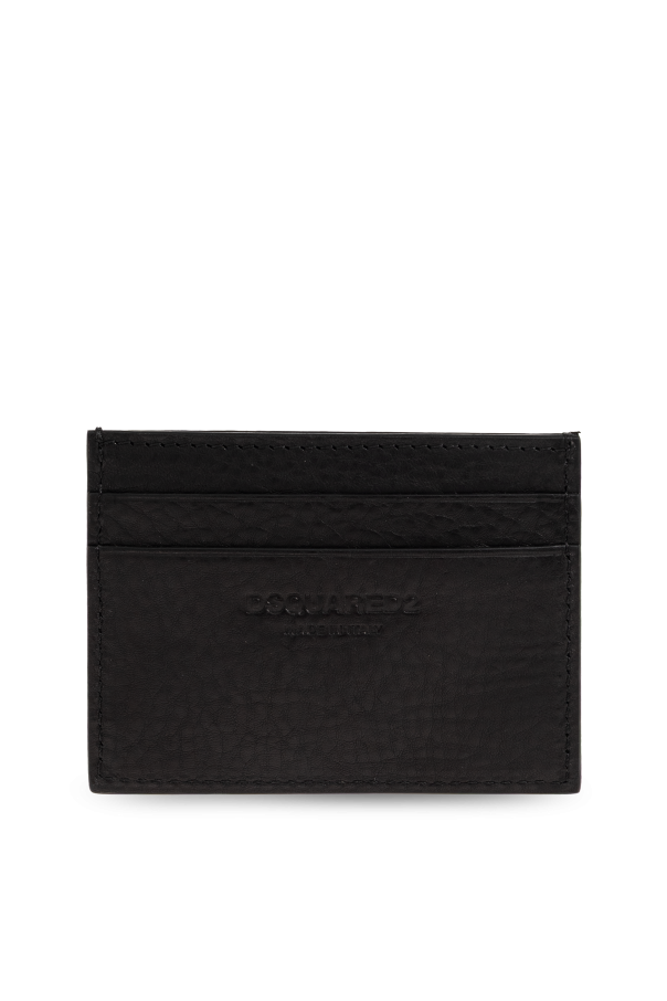 Dsquared2 Skórzane etui na karty z logo