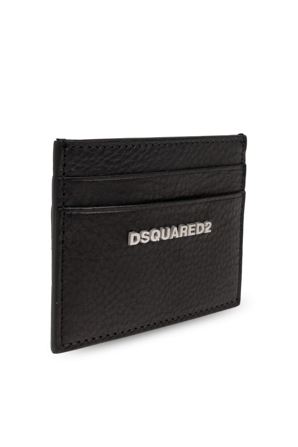 Dsquared2 Skórzane etui na karty z logo
