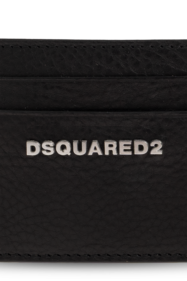Dsquared2 Skórzane etui na karty z logo