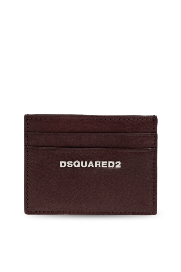 Leather card holder with logo od Dsquared2
