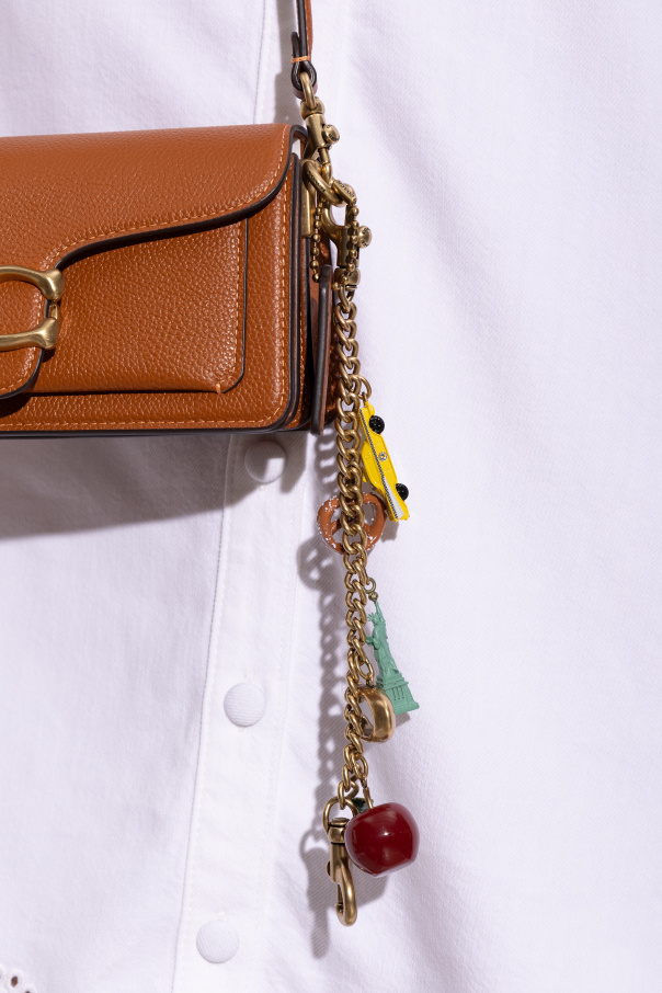Coach Keychain with charms