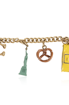 Coach Keychain with charms