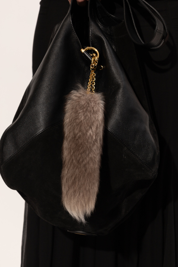 Chloé Furry bag charm