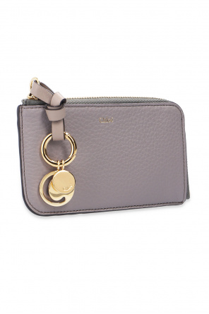 Chloé Branded card case with charms