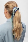 Chloé BLUE Patterned hair tie