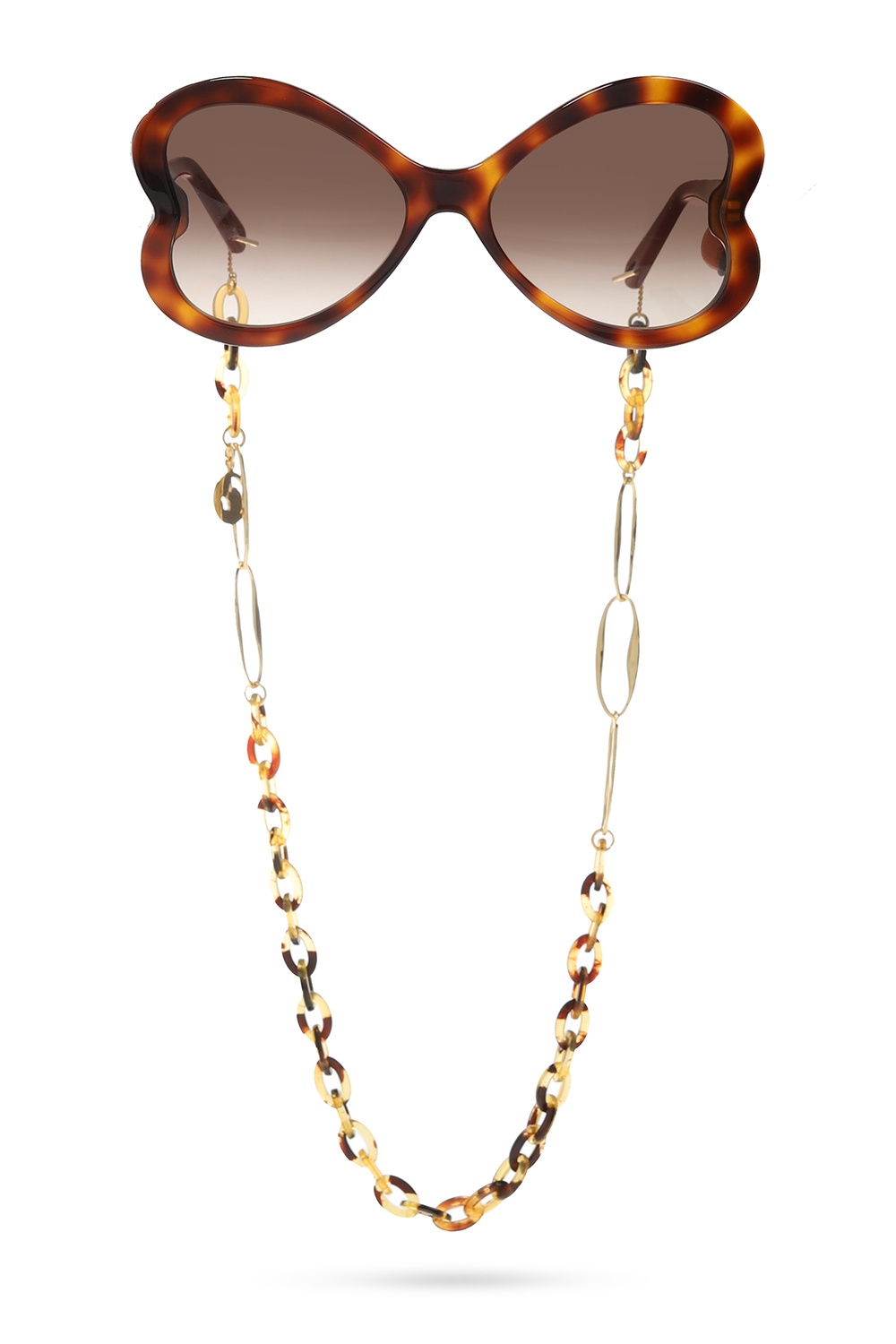 Chloé Brass eyewear chain