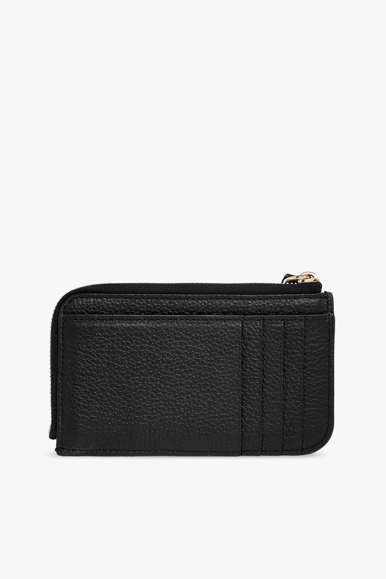 Chloé Alphabet Leather Zip Around Wallet in Black Womens Accessories Wallets and cardholders 
