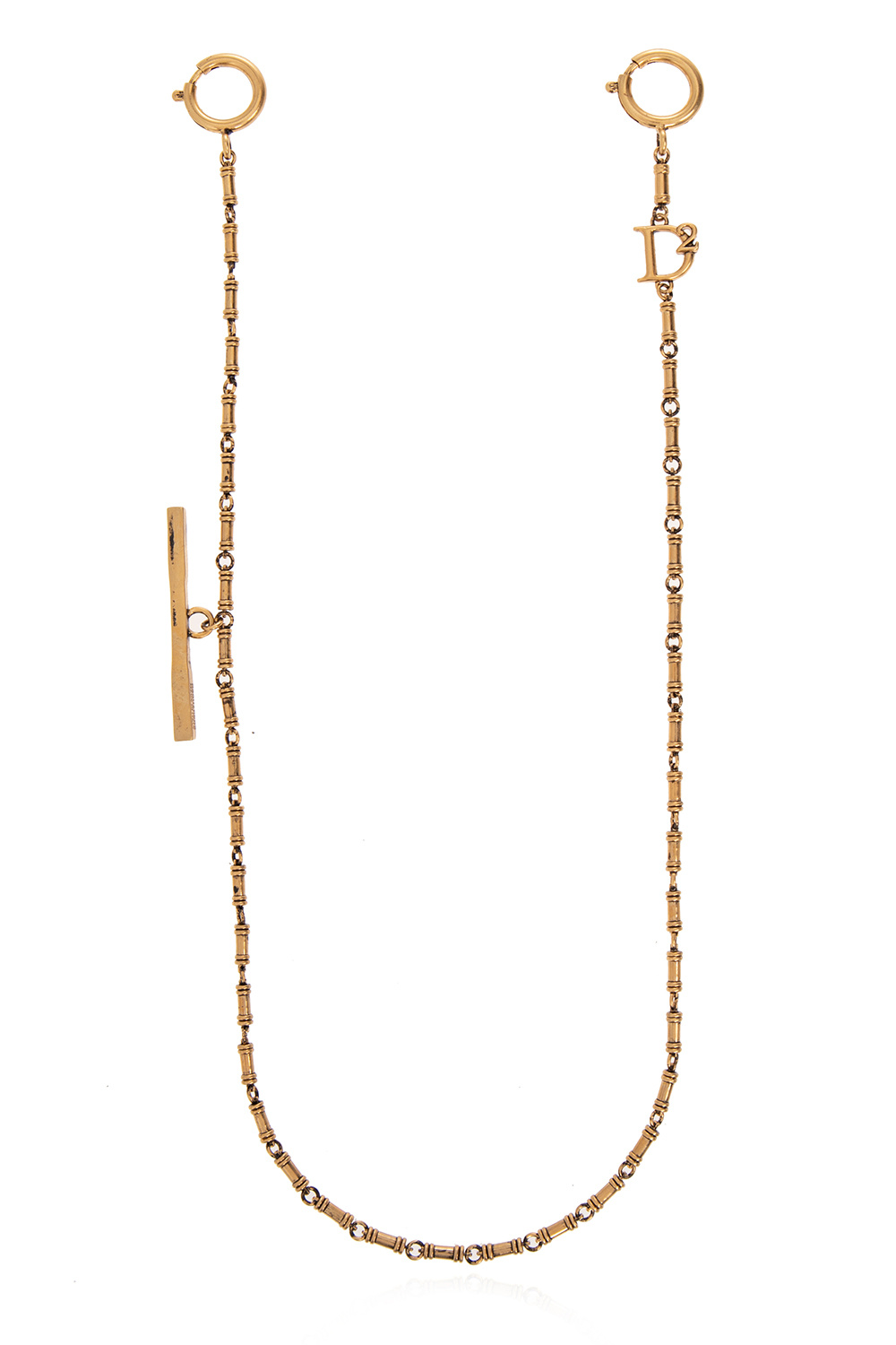 Dsquared2 trouser pleated chain