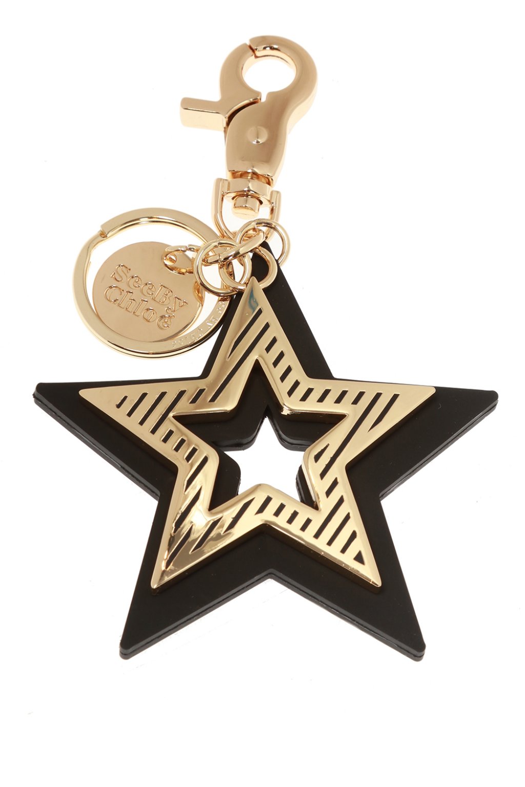 See By chloe applique Keyring with star pendants