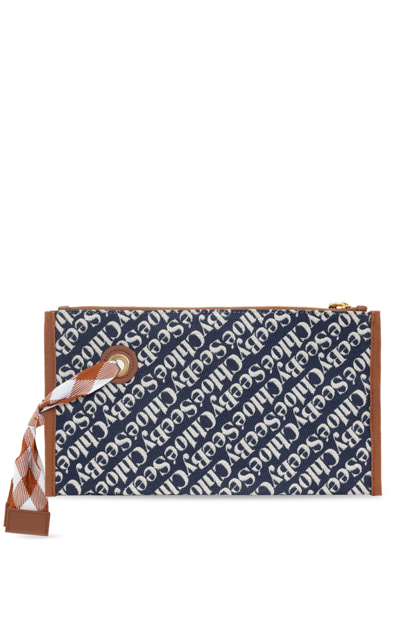 See By Chloé ‘Beth’ clutch with logo