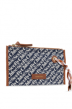 See By Chloé ‘Beth’ clutch with logo