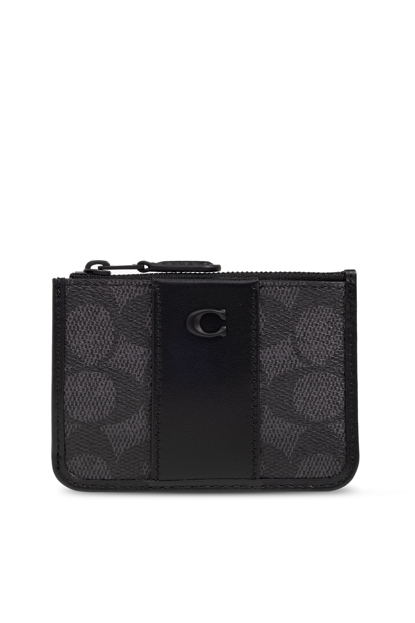 COACH Card Case With Logo in Black for Men