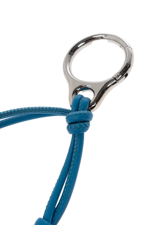Loewe Leather keychain with logo pendant