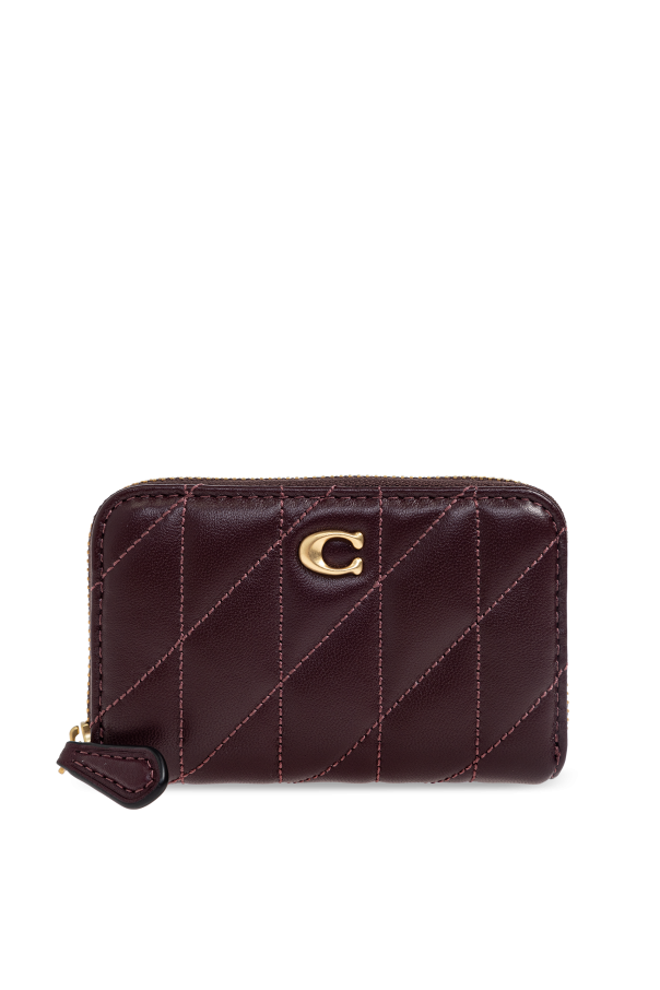 Leather wallet with logo od Coach