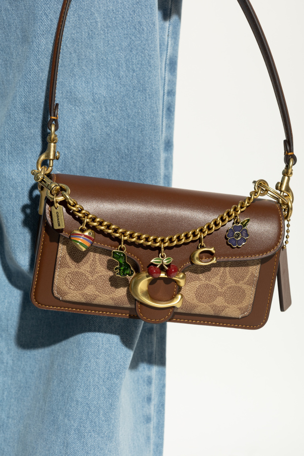 Coach Keychain with charms