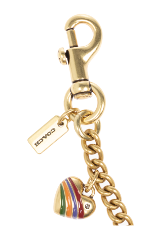 Coach Keychain with charms
